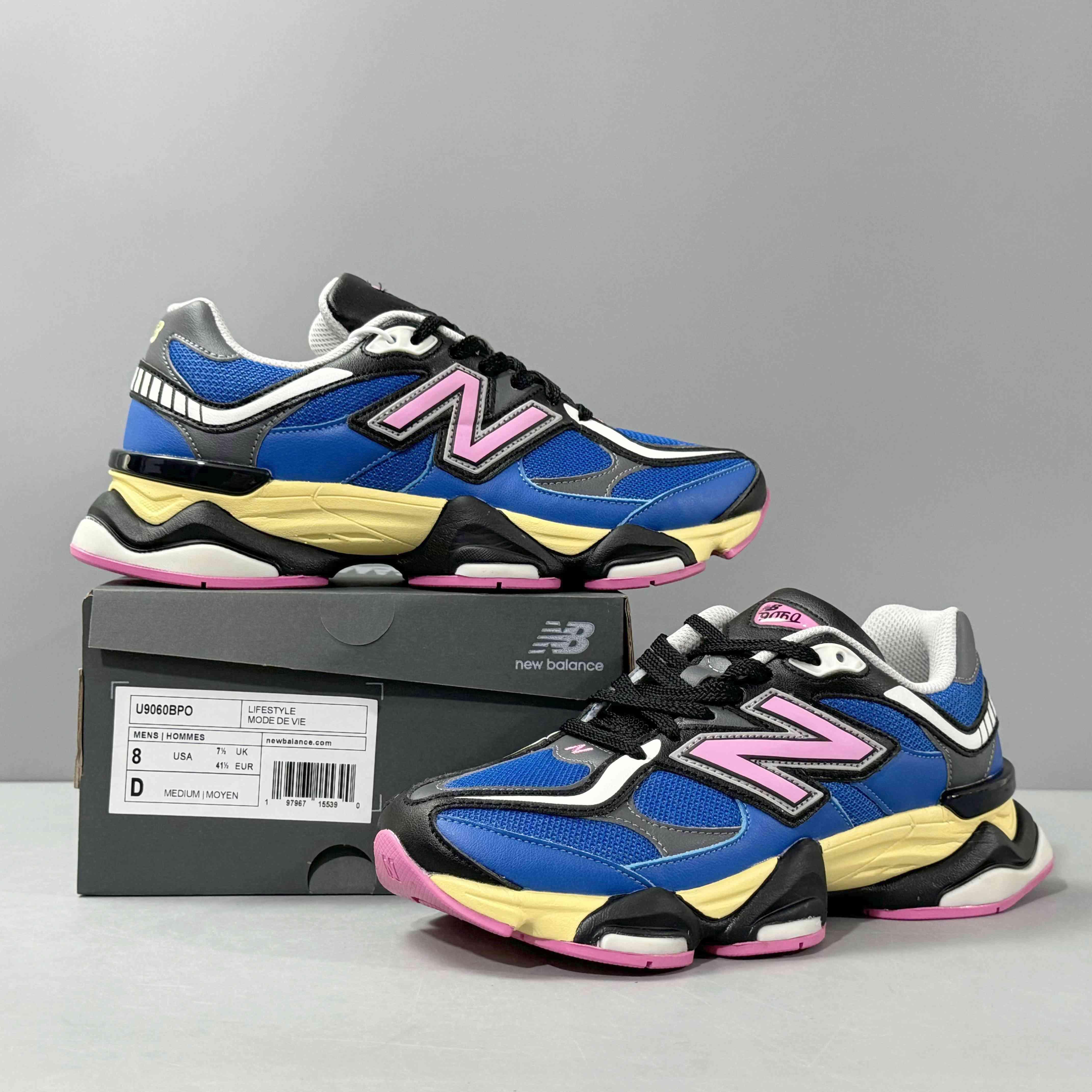 New Balance 9060 'Blue Oasis Real Pink' - SleekGait