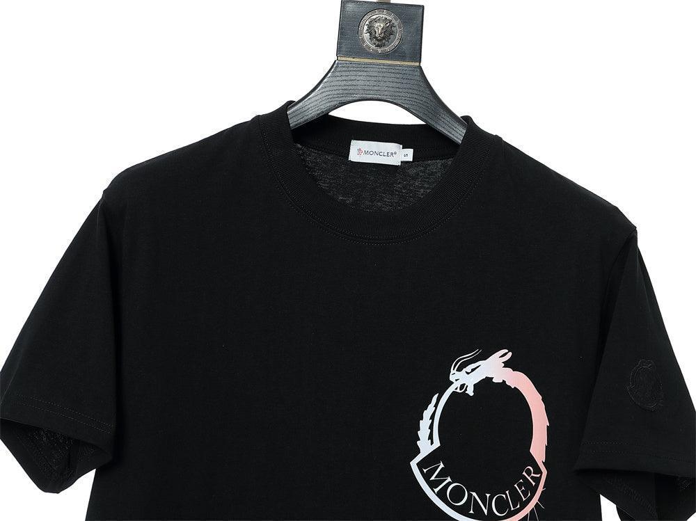 Moncler T-Shirt Without Collar 'Black' - SleekGait