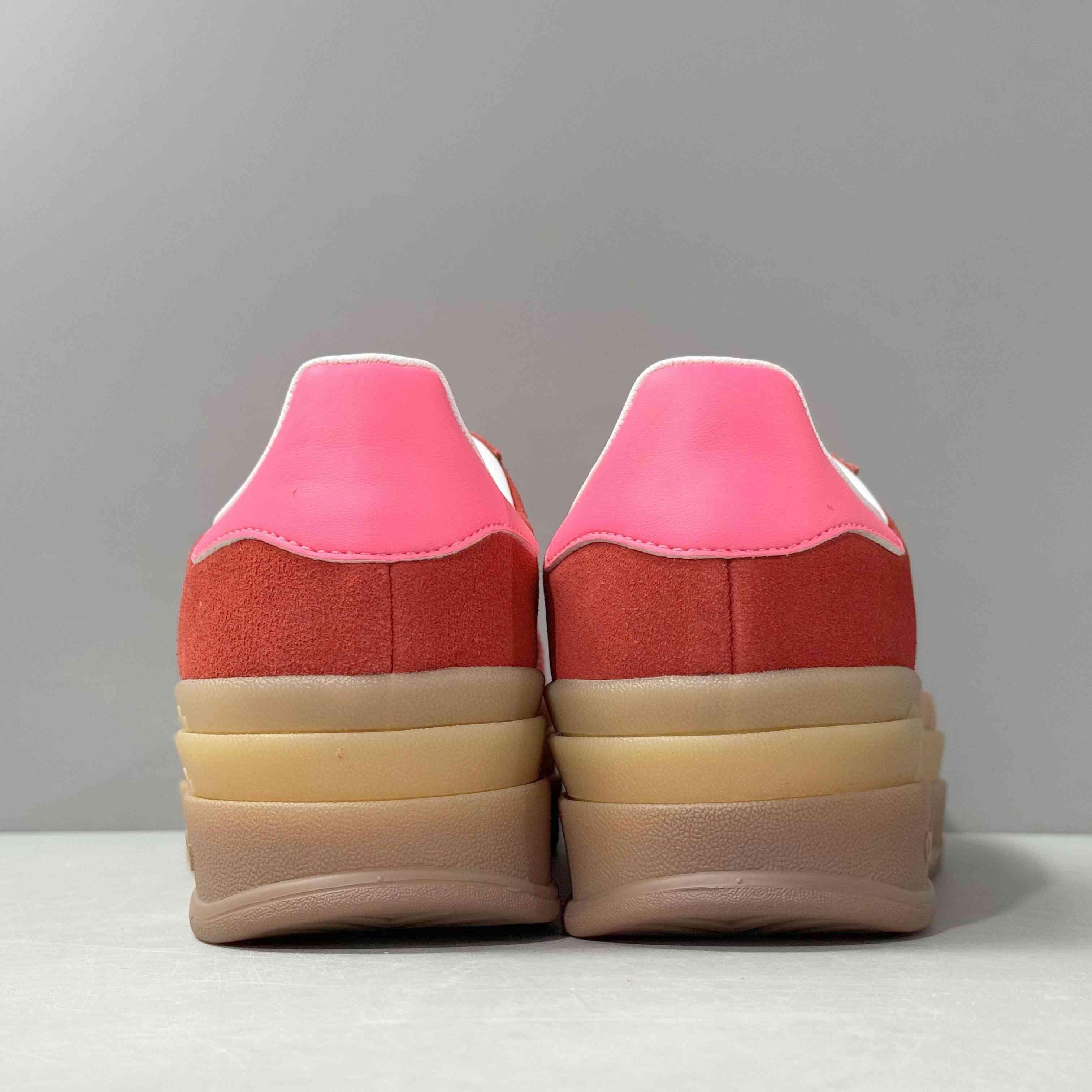 Adidas Originals Gazelle Bold 'Collegiate Red Lucid Pink' - SleekGait