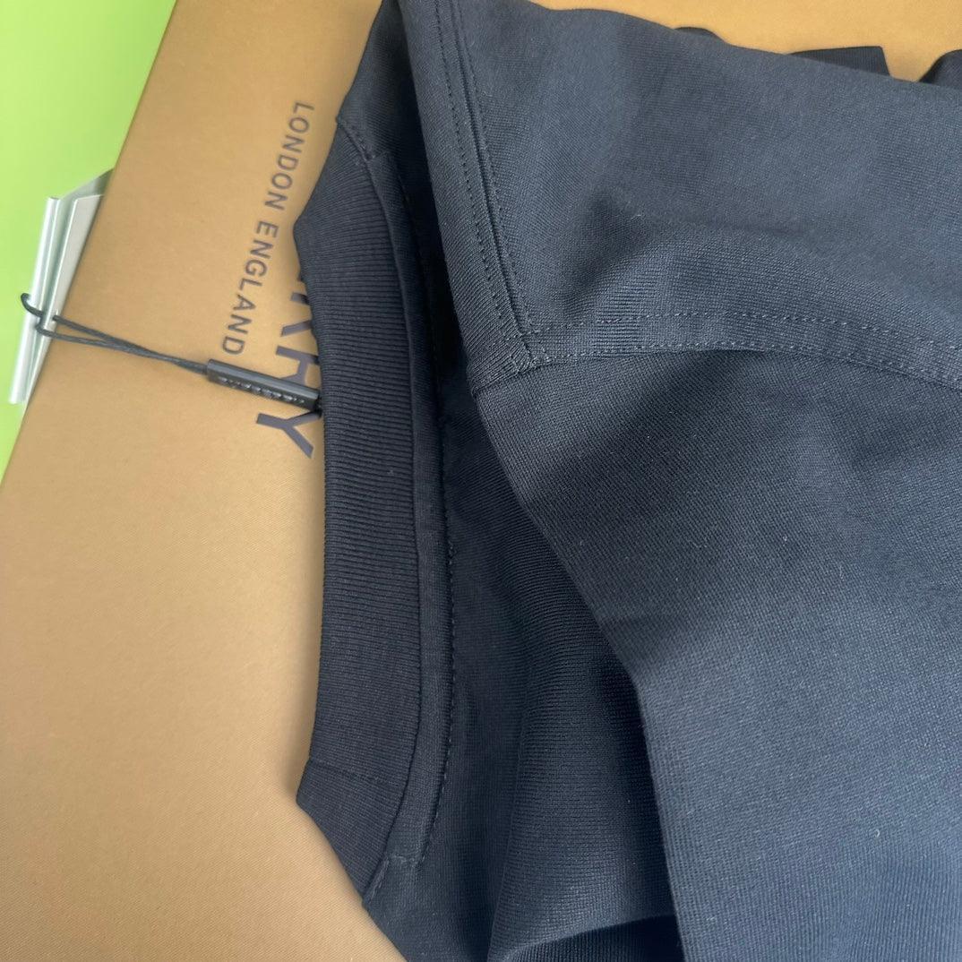 Burberry Black T-Shirt Without Collar - SleekGait