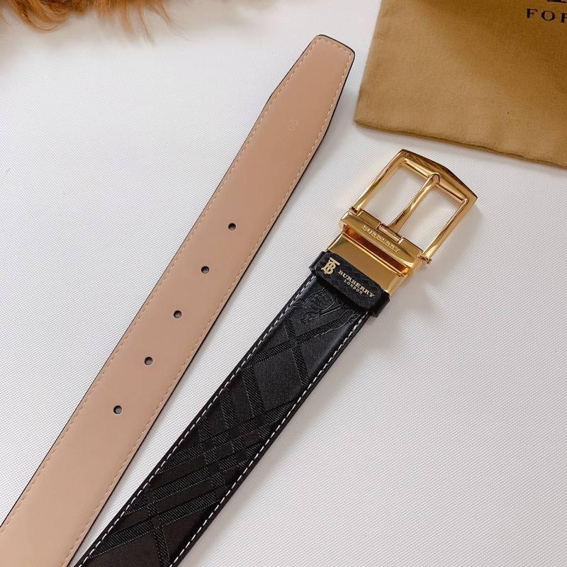 Burberry Leather Vintage Belt 'Black' - SleekGait