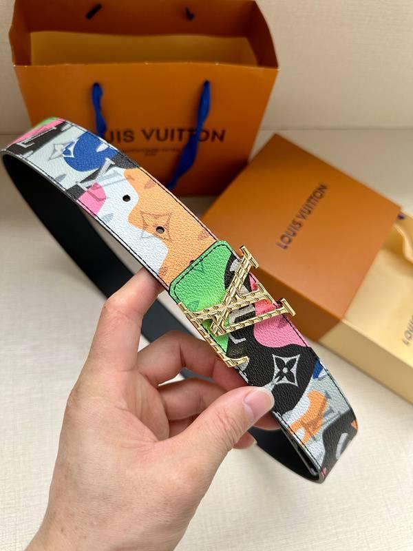 Louis Vuitton LV Initials Reversible Belt 'Multicolor' - SleekGait