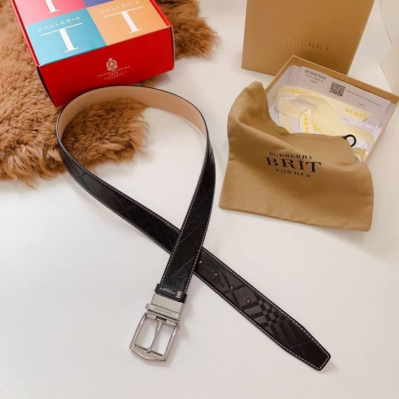 Burberry Leather Vintage Belt 'Black' - SleekGait