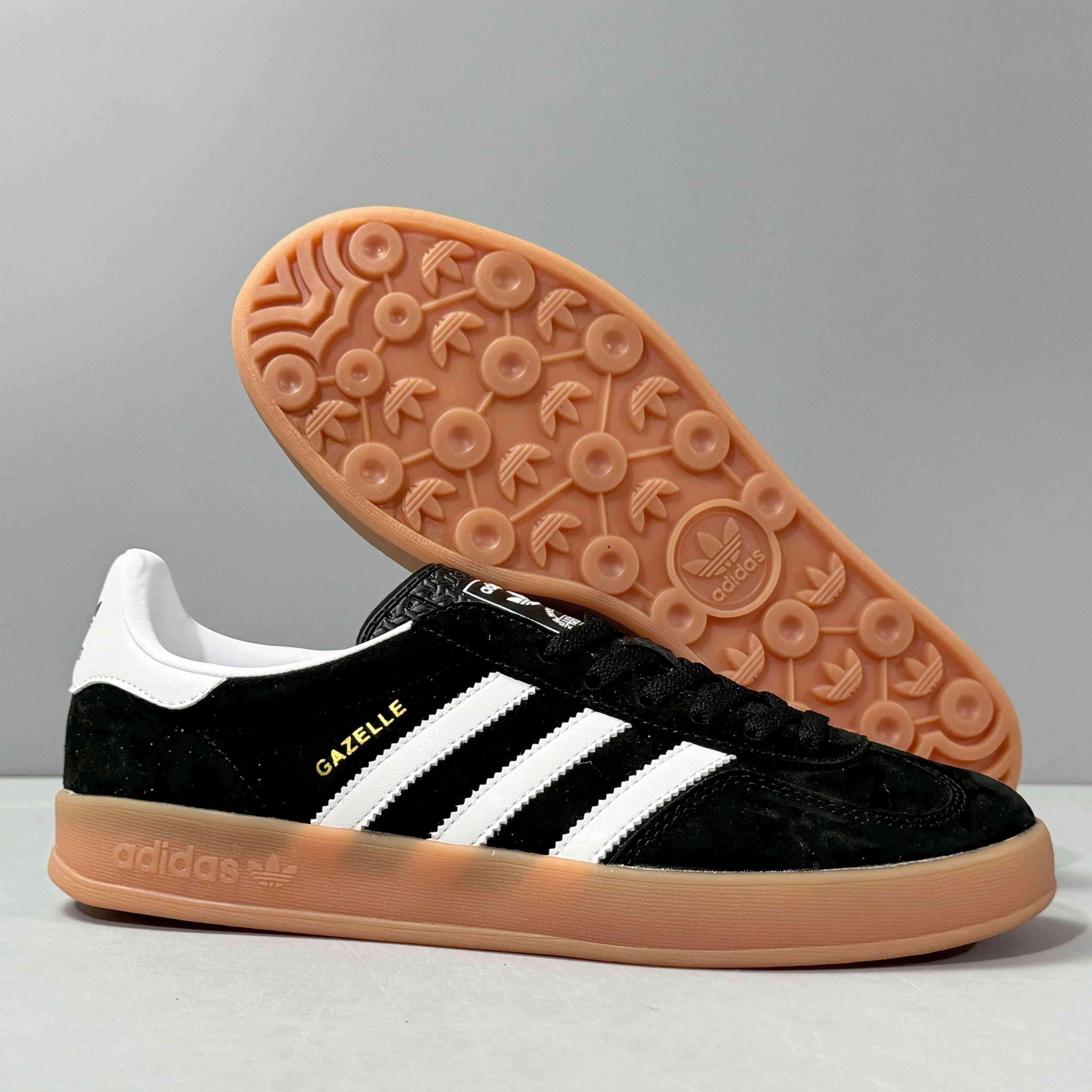 Adidas Originals Gazelle Indoor 'Black White Gum' - SleekGait