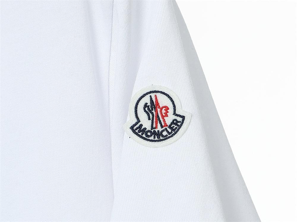 Moncler T-Shirt Without Collar 'White' - SleekGait