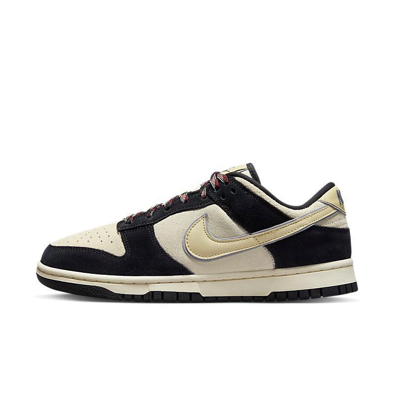 Nike Dunk Low LX Black Suede Team Gold - SleekGait