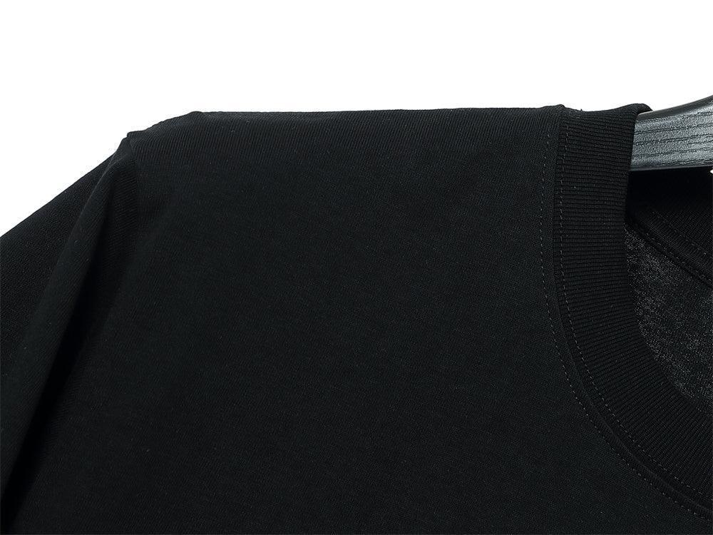 Moncler T-Shirt Without Collar 'Black' - SleekGait