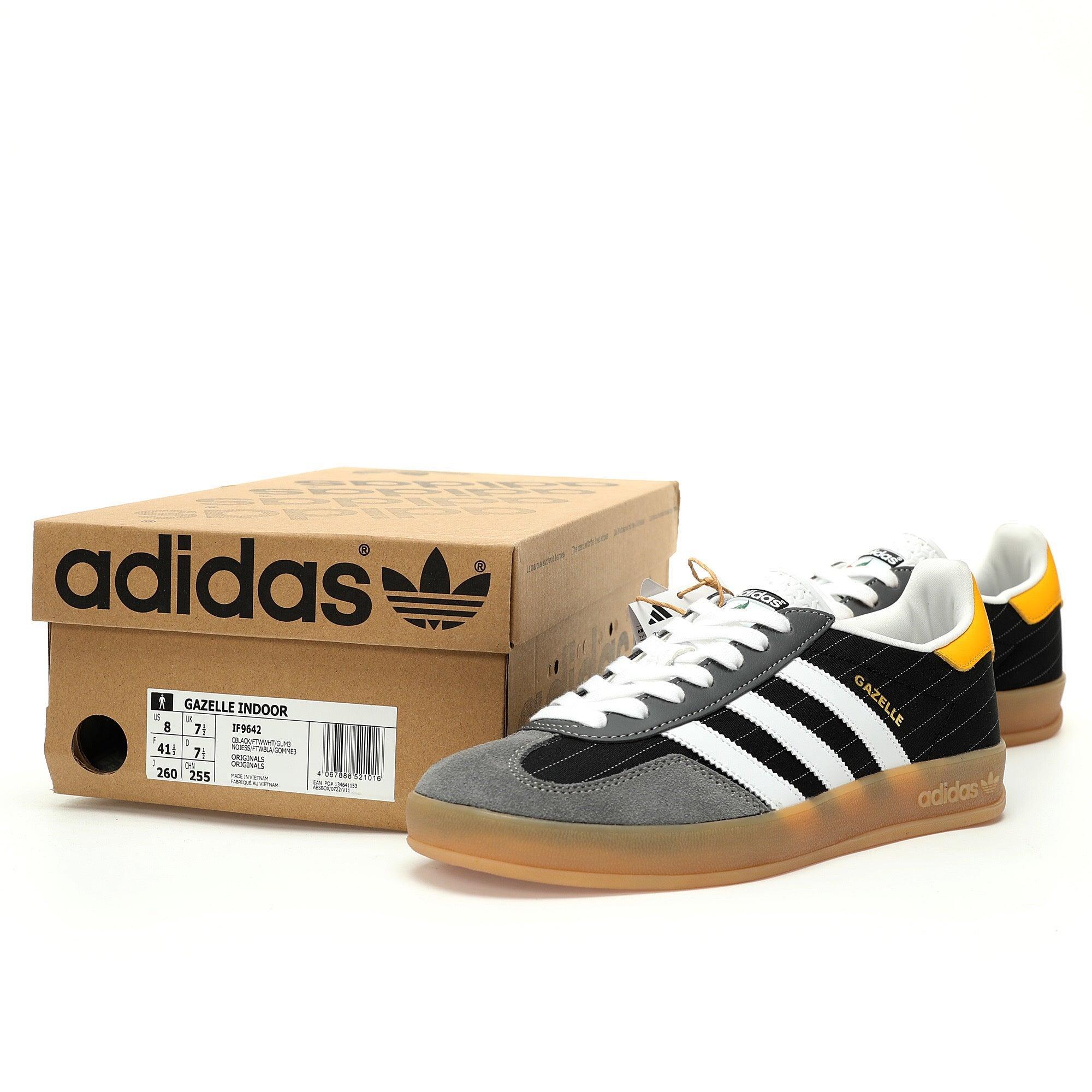 Adidas Originals Gazelle Indoor 'Olympic Black' - SleekGait