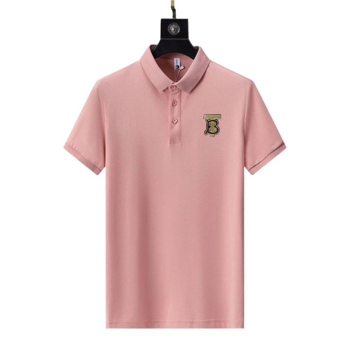 Burberry Pink T-Shirt With Collar - SleekGait