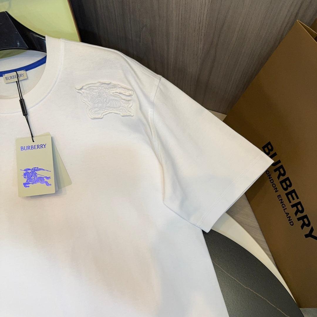 Burberry T-Shirt Without Collar 'White' - SleekGait