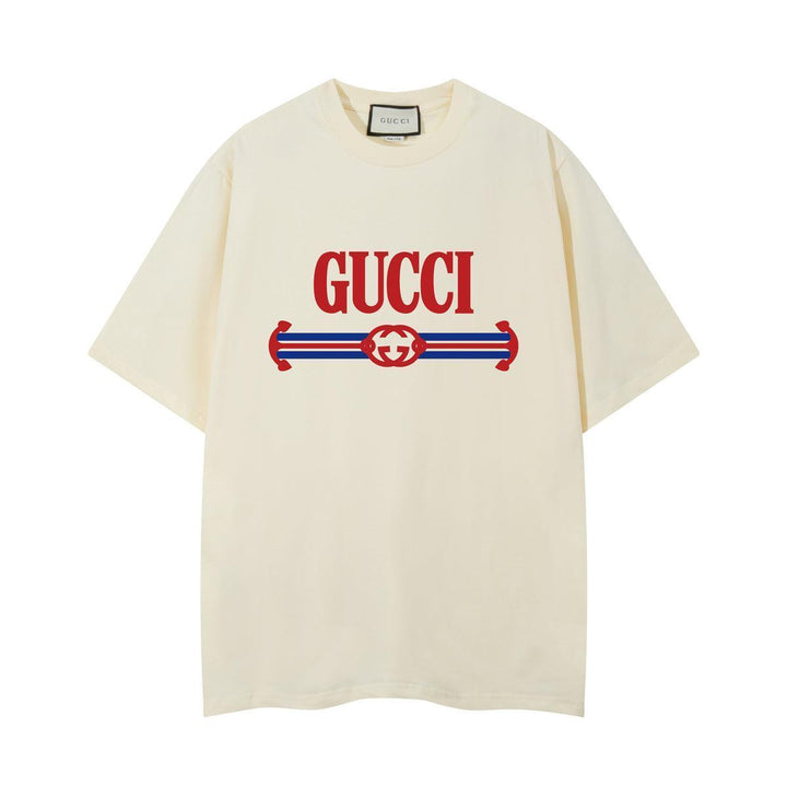 Gucci T-Shirt Without Collar 'Beige' - SleekGait