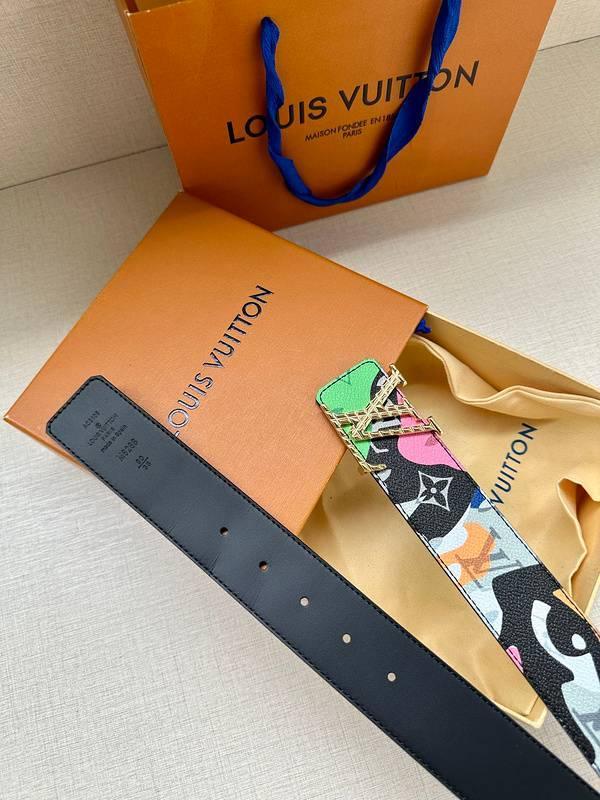 Louis Vuitton LV Initials Reversible Belt 'Multicolor' - SleekGait