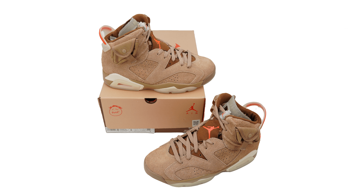 Air Jordan 6 Retro Travis Scott British Khaki - SleekGait