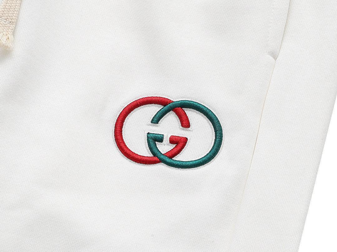 Gucci Long Pant 'White/Red/Green' - SleekGait