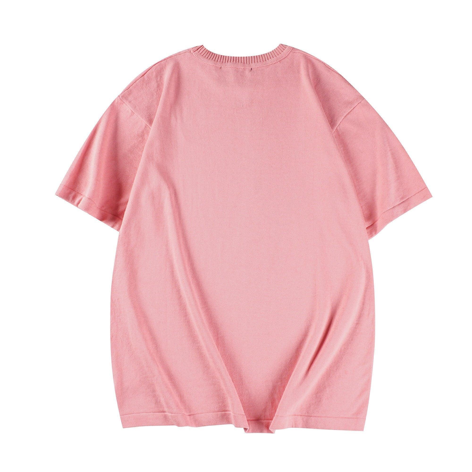Louis Vuitton T-Shirt Without Collar 'Pink' - SleekGait