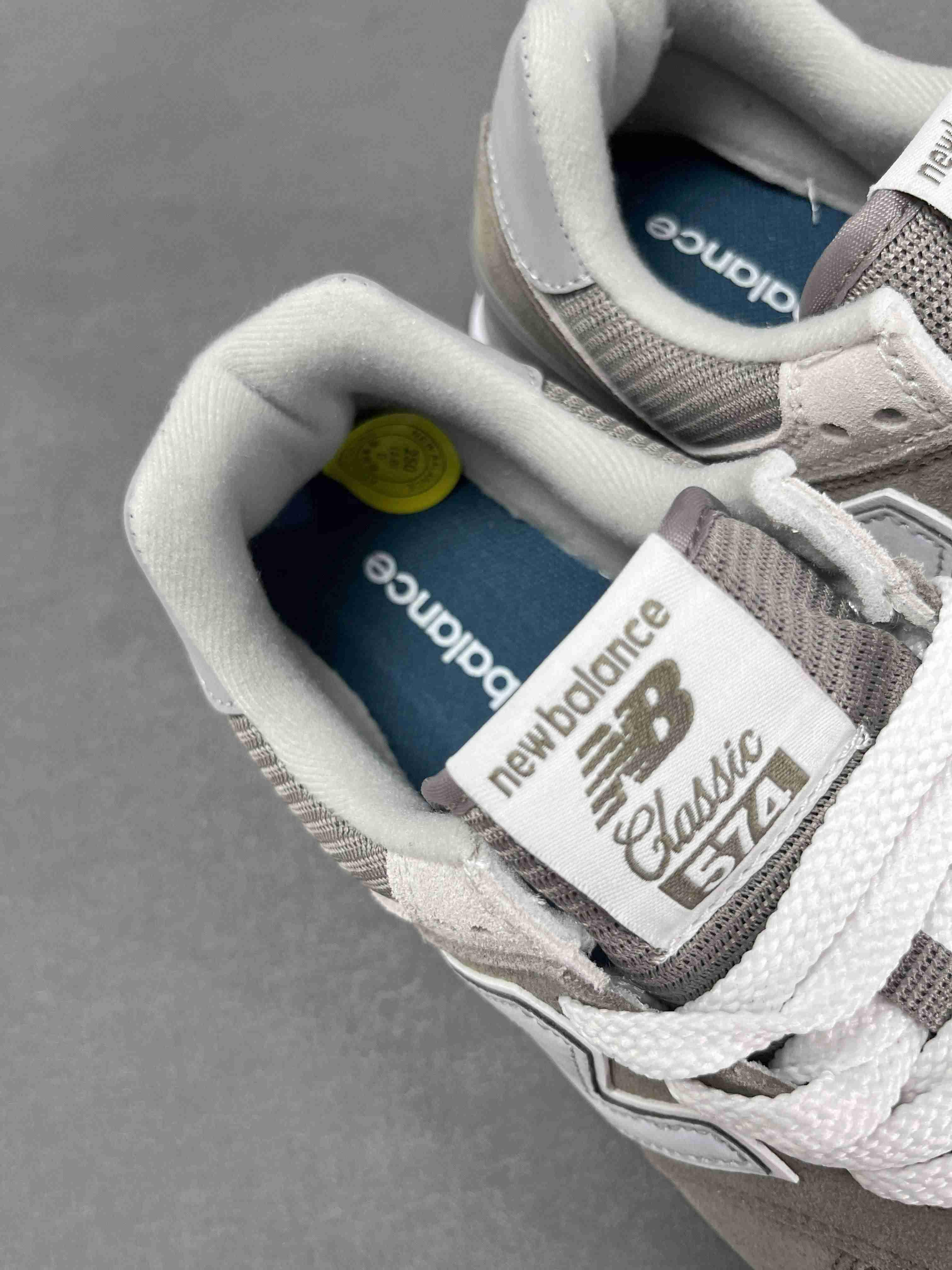 New Balance 574 Grey White - SleekGait