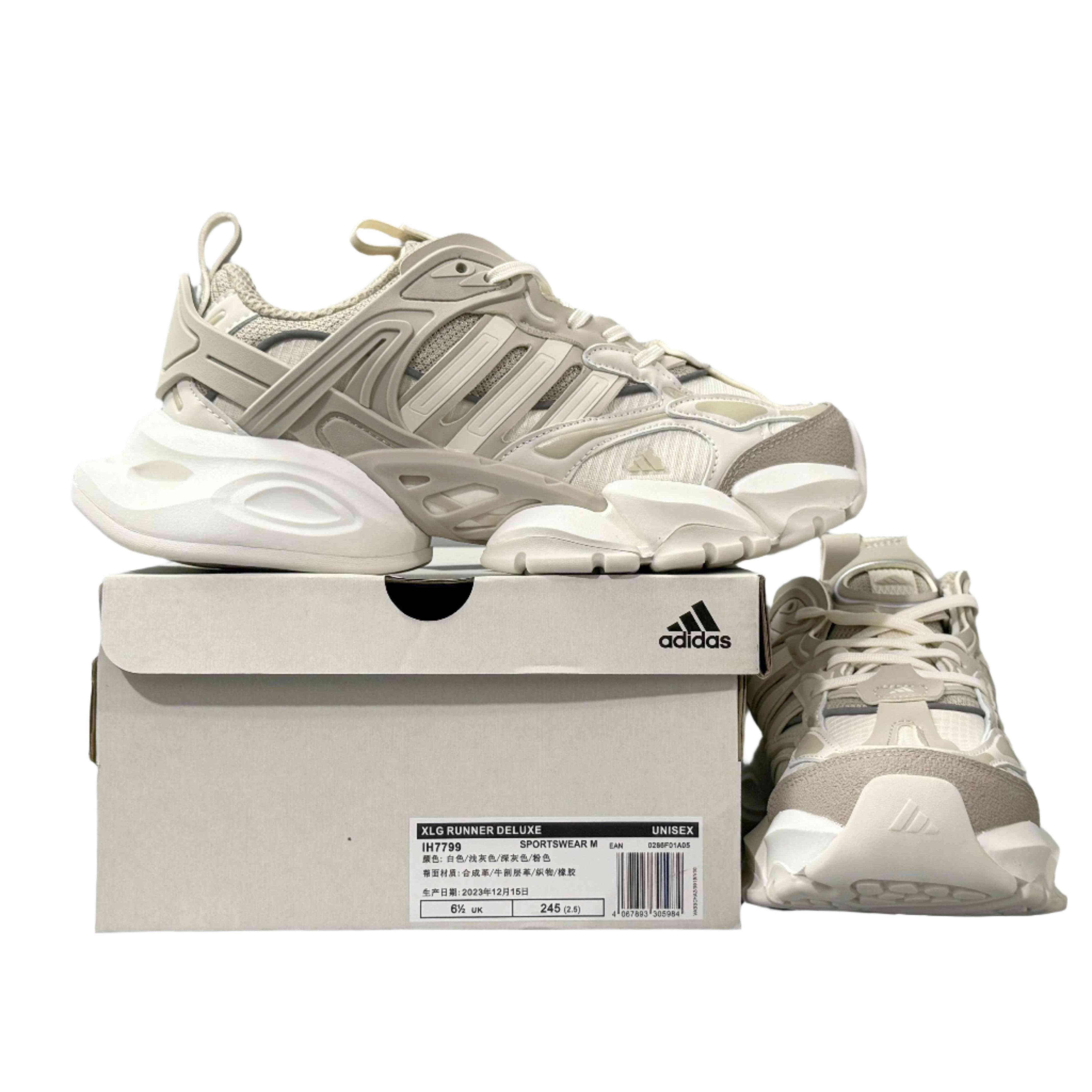 Adidas XLG RUNNER DELUXE 'Beige' - SleekGait