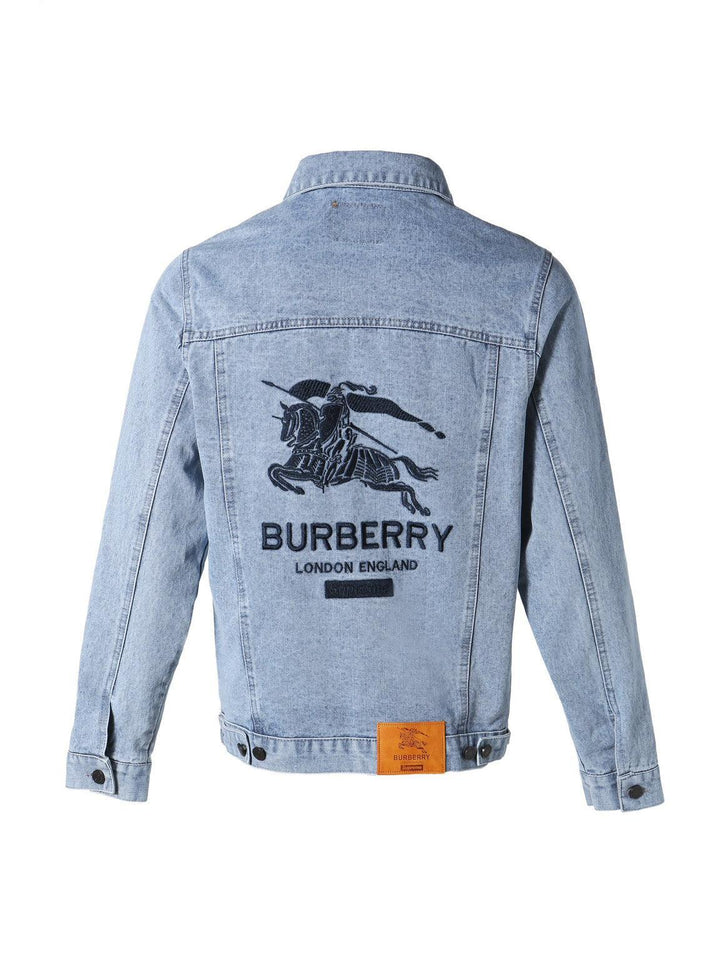 Burberry Denim Trucker Jacket 'Blue' - SleekGait