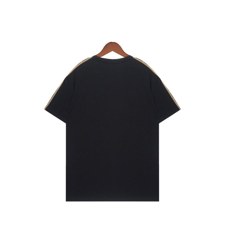 Fendi T-Shirt without Collar 'Black & Brown' - SleekGait