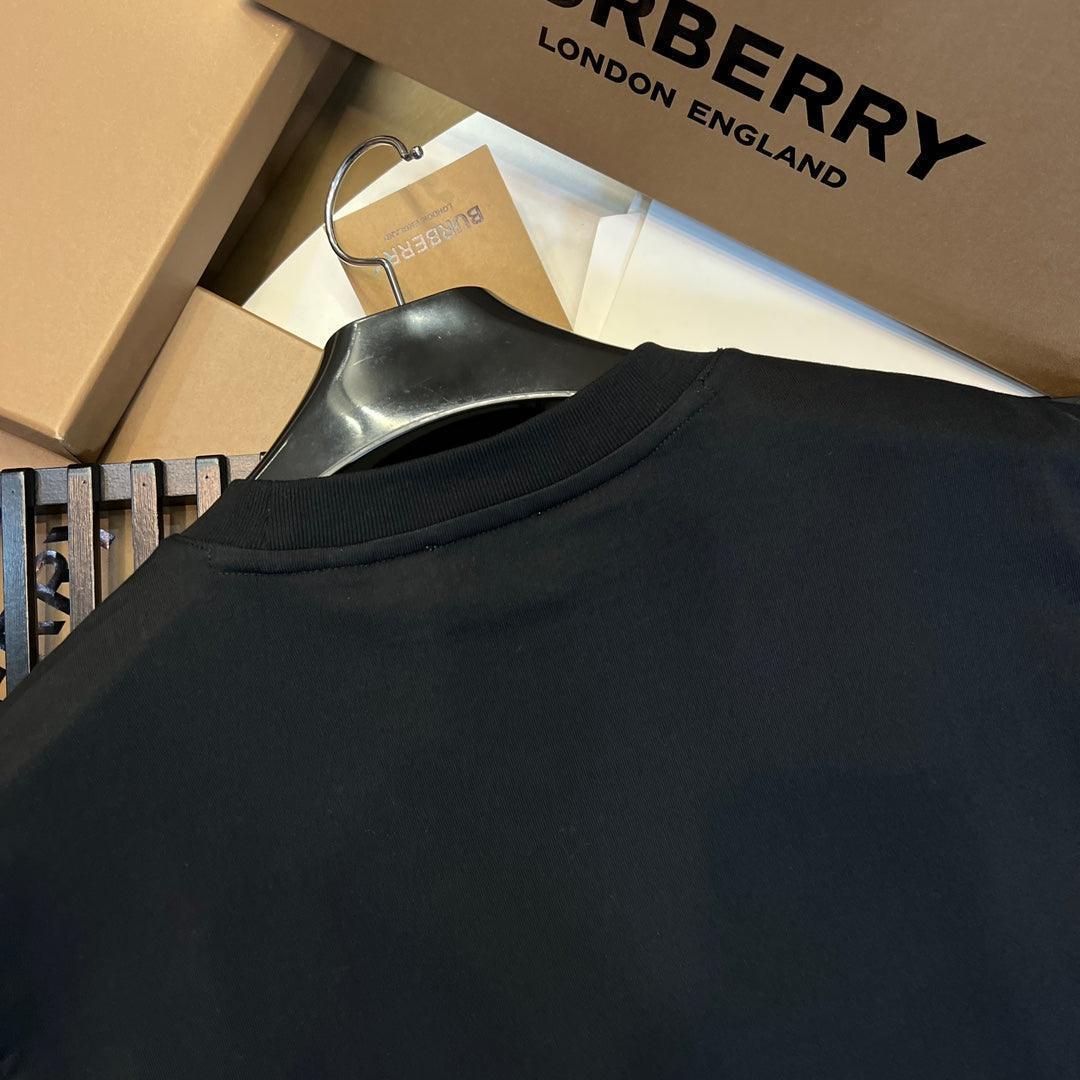 Burberry T-Shirt Without Collar 'Black' - SleekGait