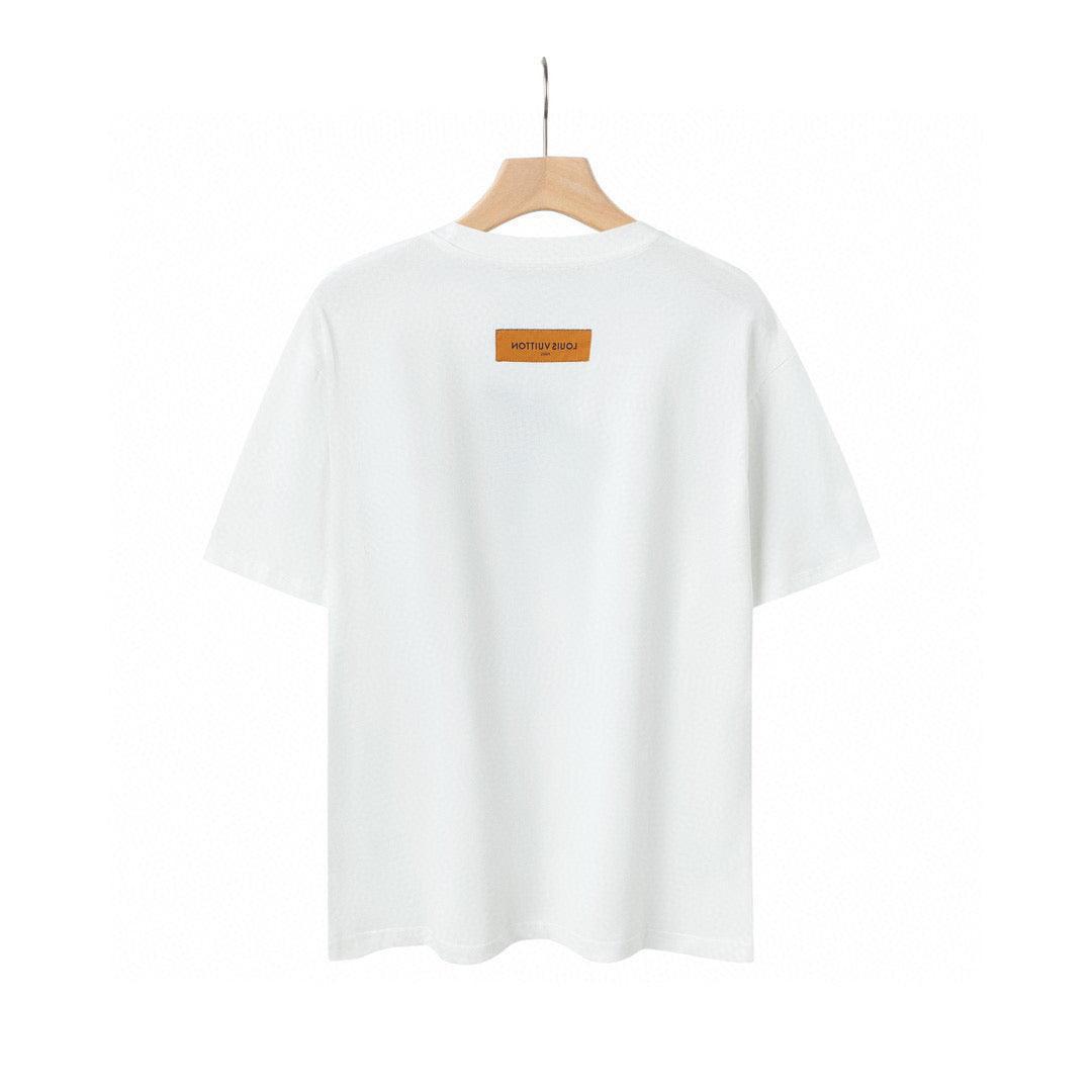 Louis Vuitton T-Shirt Without Collar 'White' - SleekGait