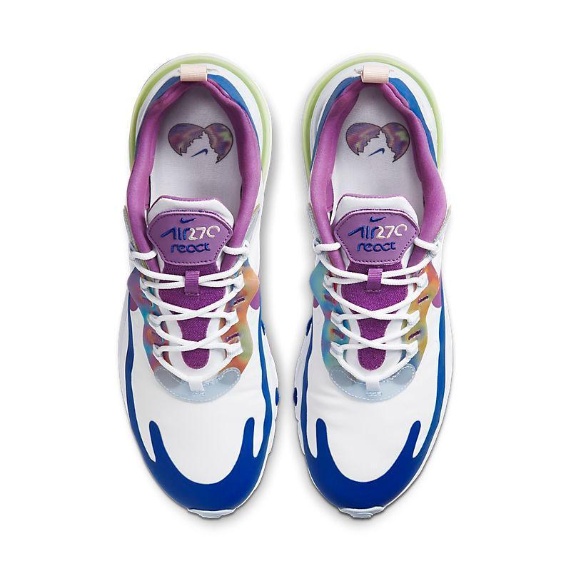 Nike Air Max 270 React 'White Berry Royal' - SleekGait