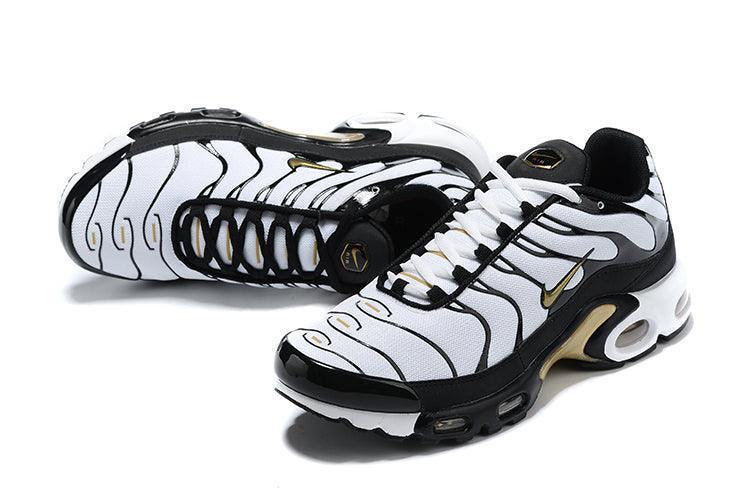 Nike Air Max Plus 'White Black Metallic Gold' - SleekGait