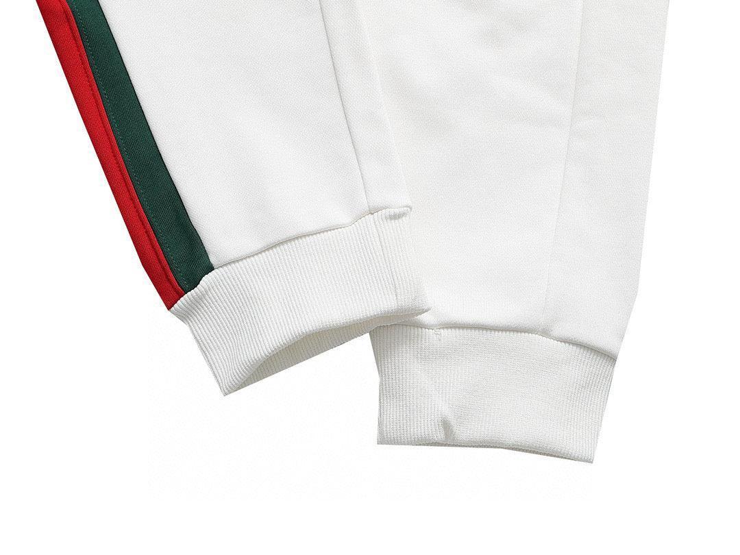 Gucci Long Pant 'White/Red/Green' - SleekGait