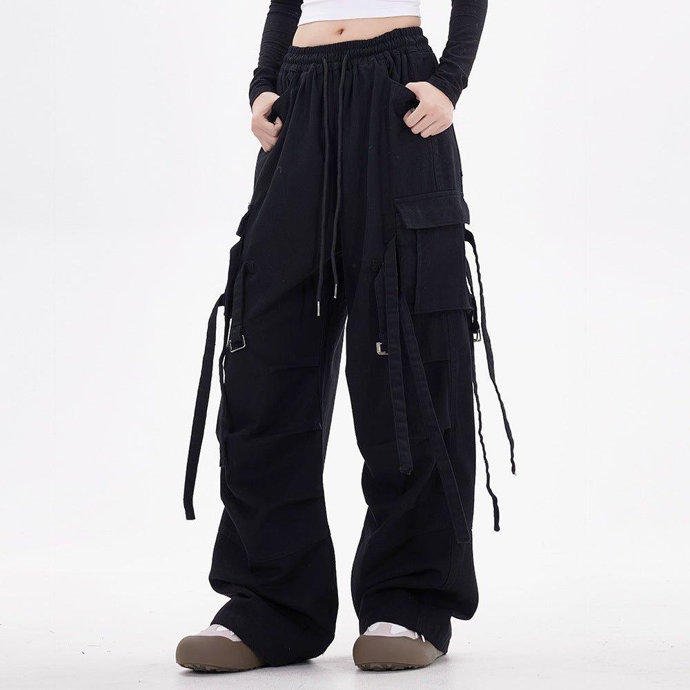 Fashion Loose Casual Wide Leg Mop Pants - SleekGait