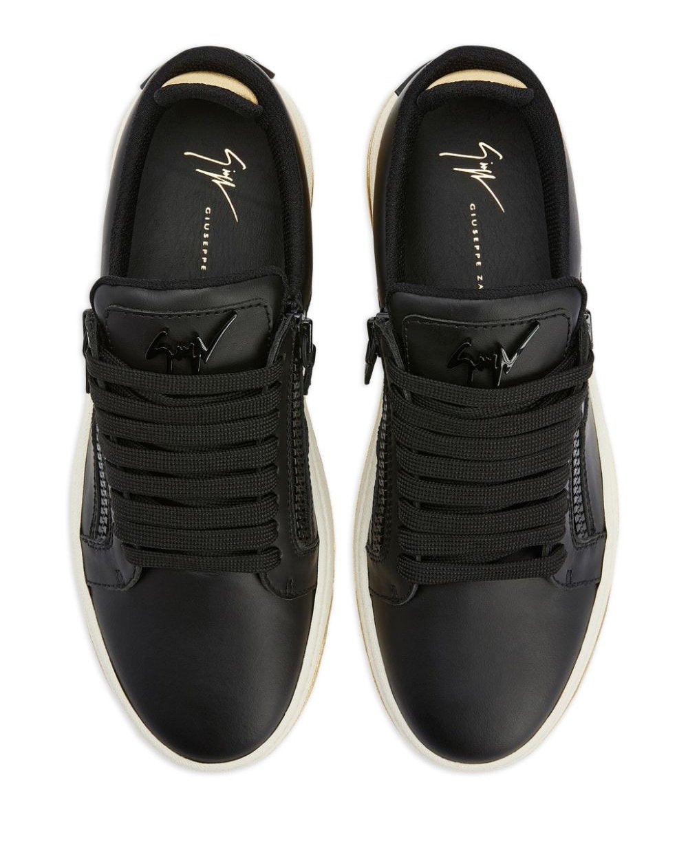 Giuseppe Zanotti GZ94 branded-counter leather sneakers - SleekGait