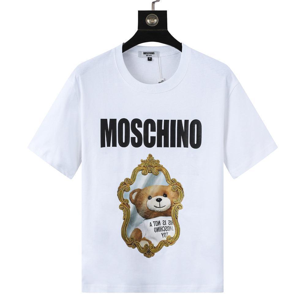 Moschino Mirror Teddy Bear T-Shirt 'White' - SleekGait