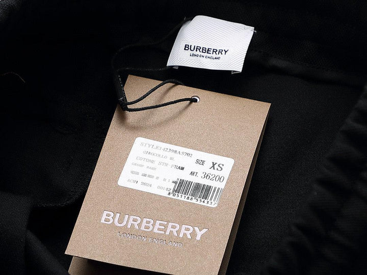 Burberry Long Pant 'Black/Beige' - SleekGait