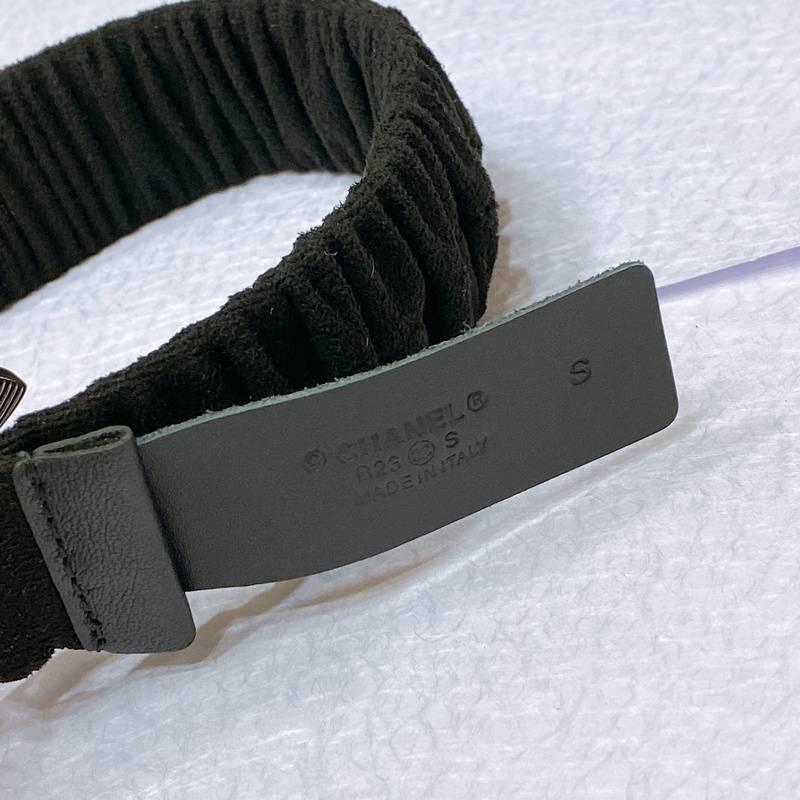 Chanel Leather Women’s Belt 'Black' - SleekGait