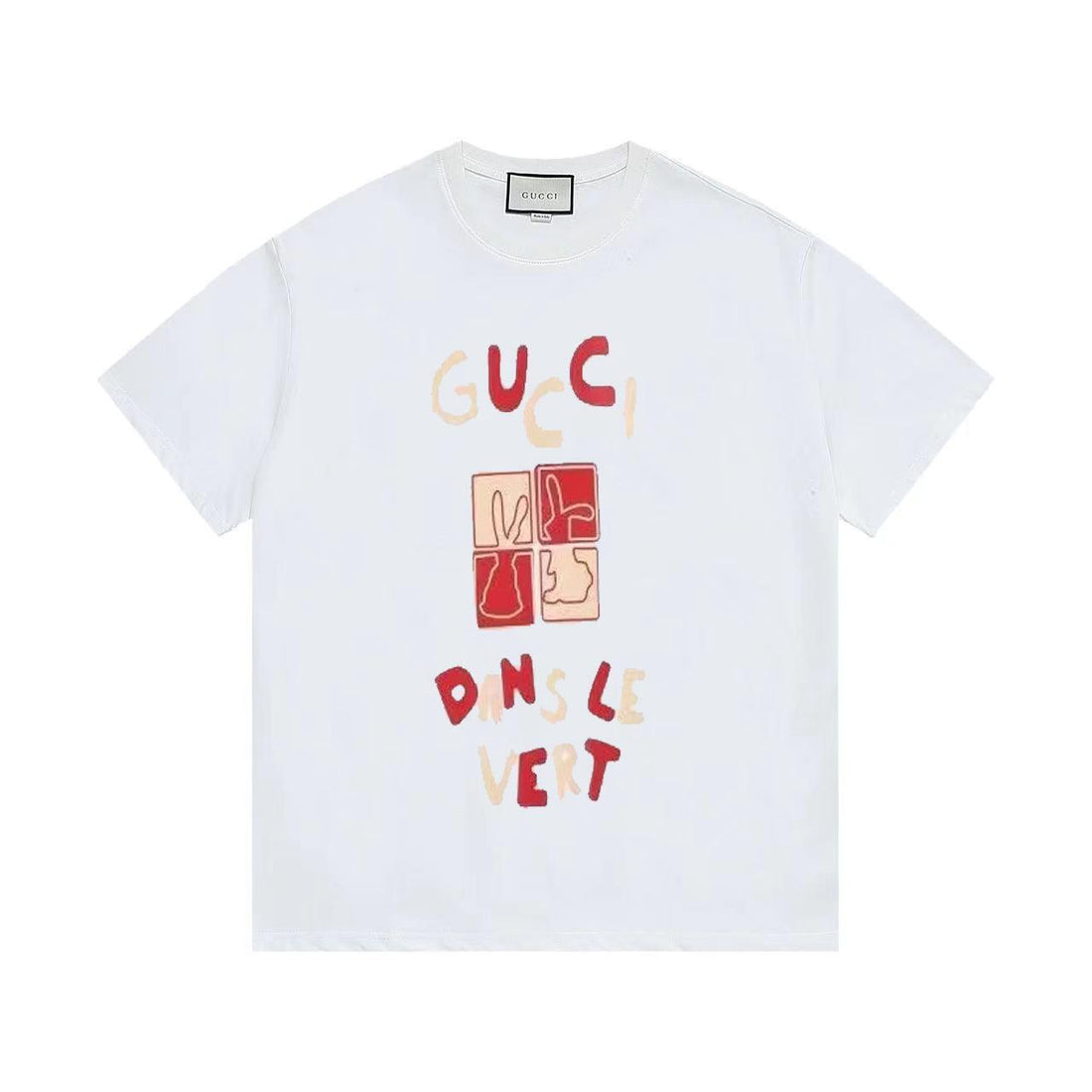 Gucci T-Shirt Without Collar 'White' - SleekGait