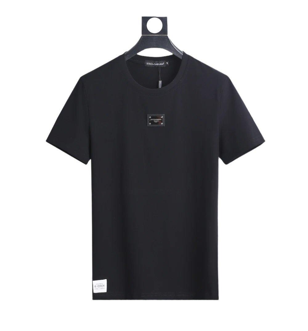 Dolce & Gabbana T-Shirt Without Collar 'Black' - SleekGait