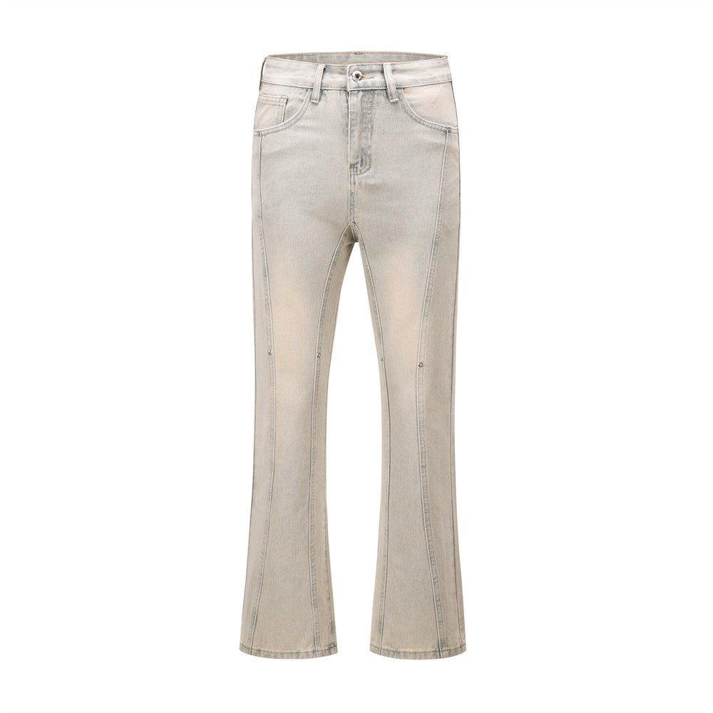 Fashion Series Line Rivet Skinny Jeans For Men - SleekGait