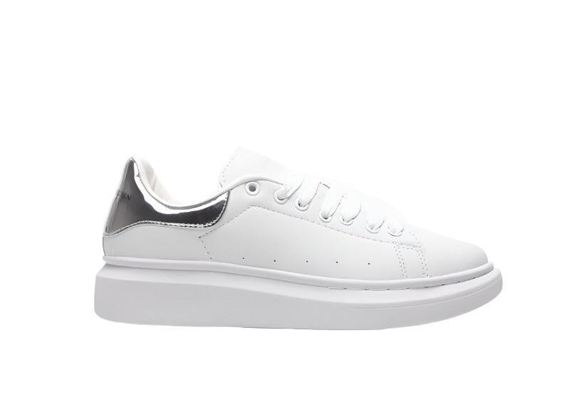 Alexander McQueen 'White & Silver' - SleekGait