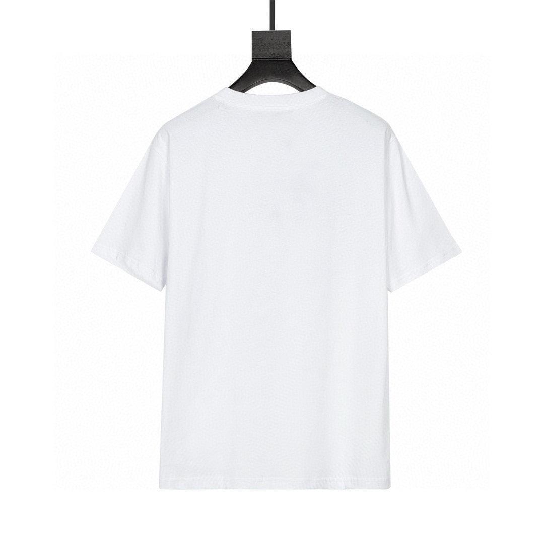 Burberry T-Shirt Without Collar 'White & Beige' - SleekGait