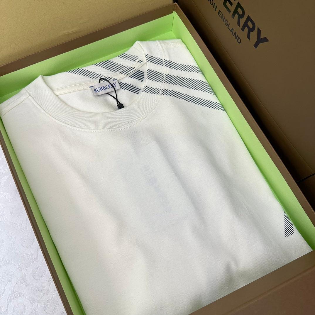 Burberry T-Shirt Without Collar 'White' - SleekGait