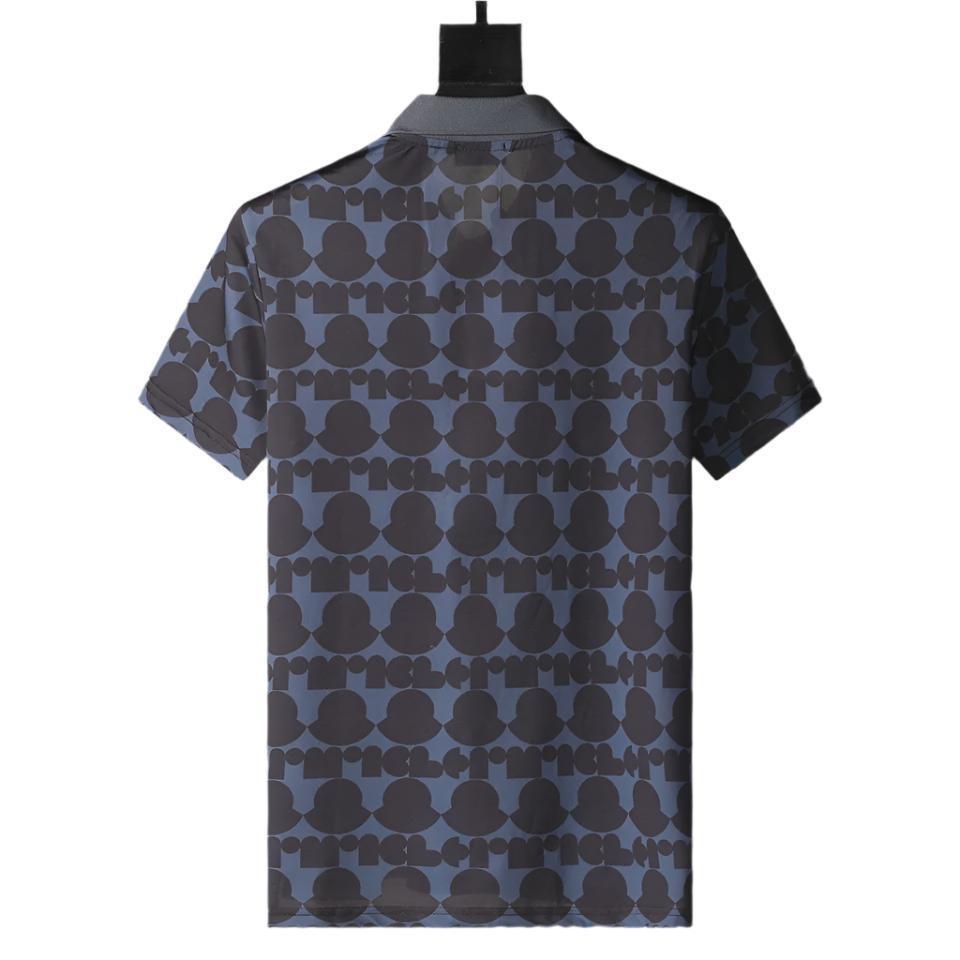 Moncler Printed Logo T-Shirt with Collar - SleekGait