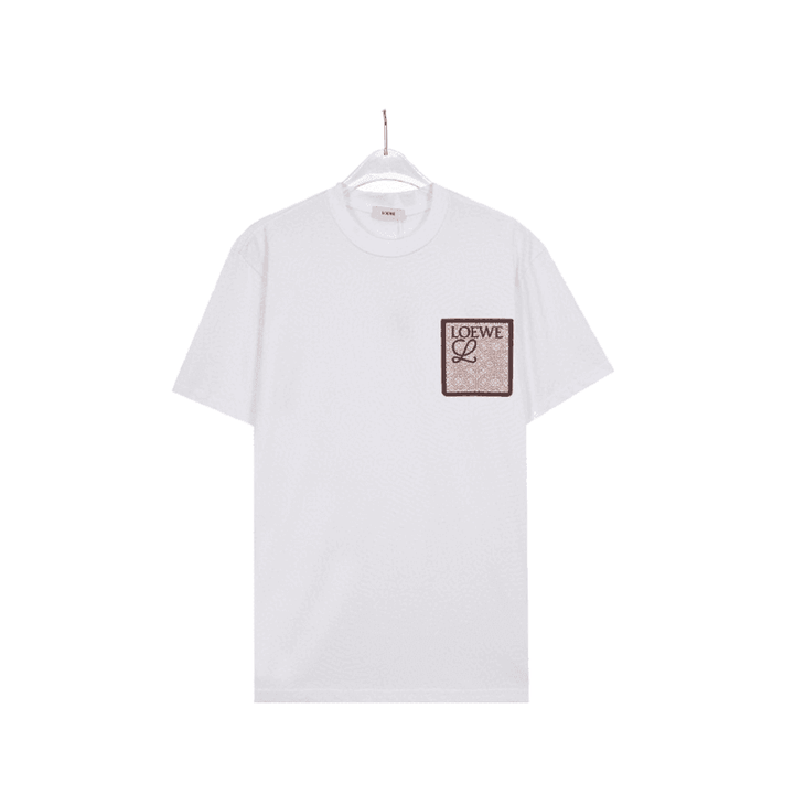 Loewe T-Shirt Without Collar 'White' - SleekGait