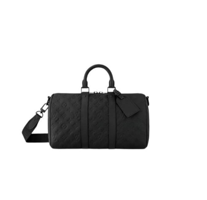 Louis Vuitton LV Keepall 35 monogram Black For Men