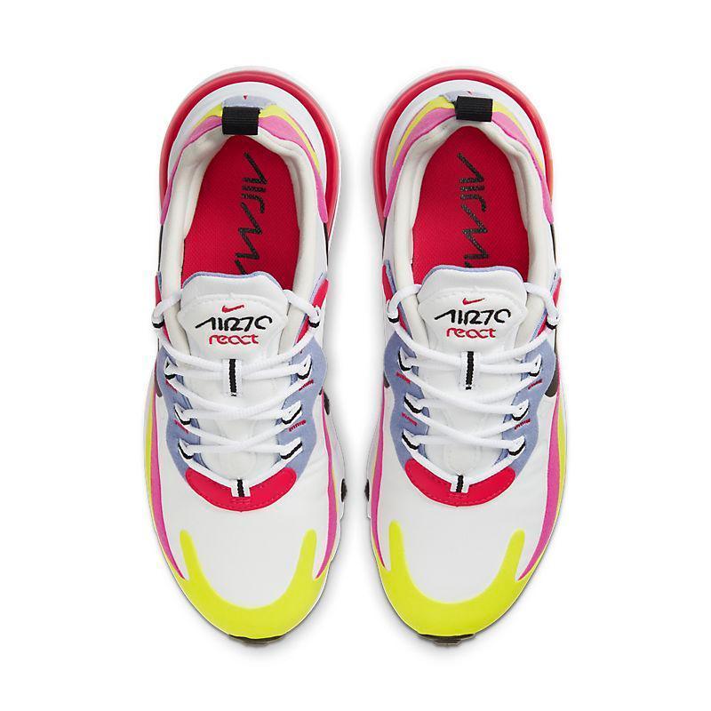 Nike Air Max 270 React 'White Pink Yellow' - SleekGait