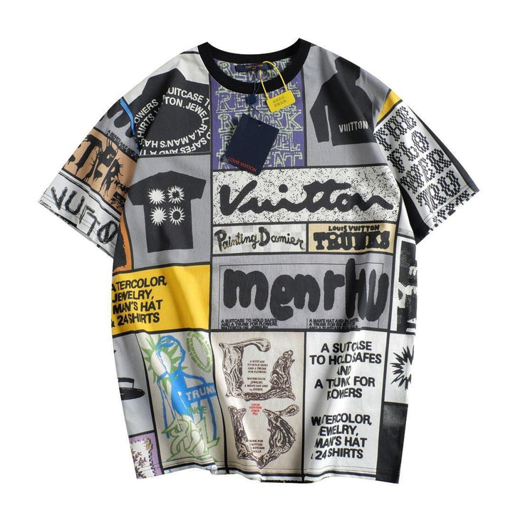 Louis Vuitton T-Shirt Without Collar - SleekGait