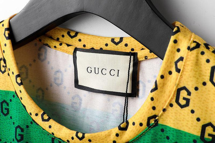 Gucci T-Shirt Without Collar 'Multicolor' - SleekGait