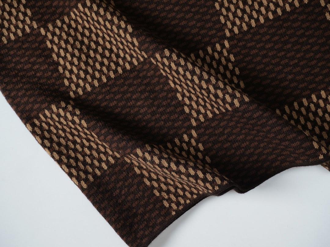 Louis Vuitton Damier T-Shirt Without Collar 'Brown' - SleekGait