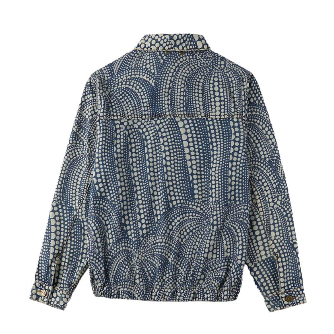 Louis Vuitton LV x YK All Over Pumpkin Denim Blouson Jacket - SleekGait