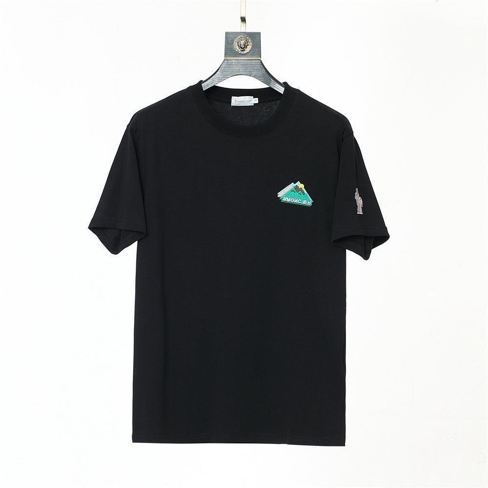 Moncler T-Shirt Without Collar 'Black' - SleekGait