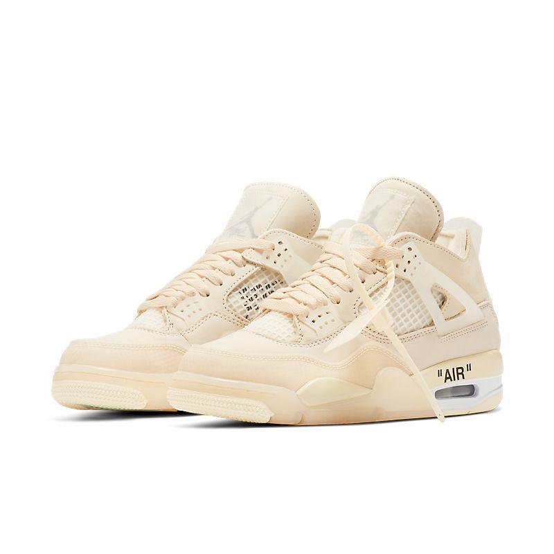 Air Jordan 4 Retro 'Off-White Sail' - SleekGait