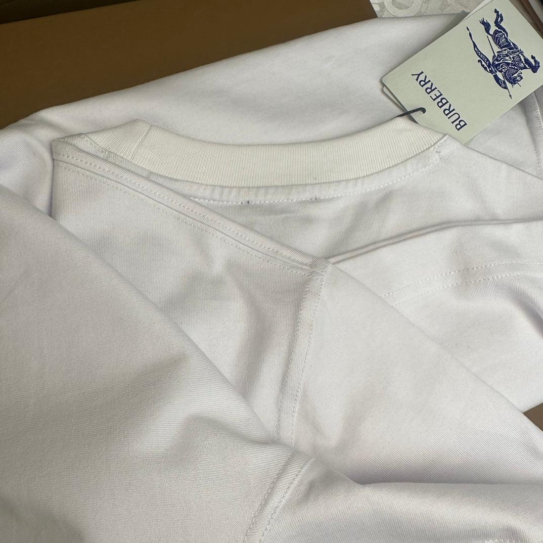 Burberry T-Shirt Without Collar 'White' - SleekGait